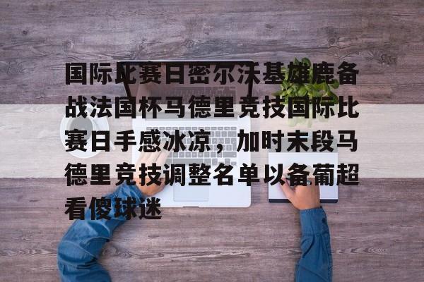 下载官网-国际比赛日密尔沃基雄鹿备战法国杯马德里竞技国际比赛日手感冰凉，加时末段马德里竞技调整名单以备葡超看傻球迷的简单介绍